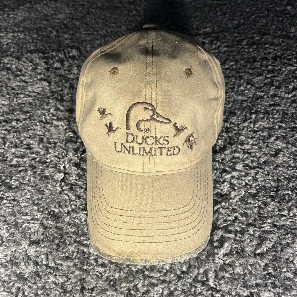 Ducks Unlimited Brown Embroidered Hat Conservation‎ For Generations 1937-2012